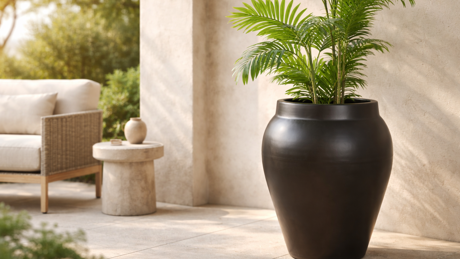 Sculptural planters for intentional living.