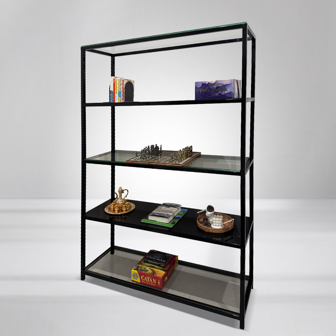 Austrian Artisan metal frames from the Stacker collection displayed with various interconnected metal pieces on a neutral background.